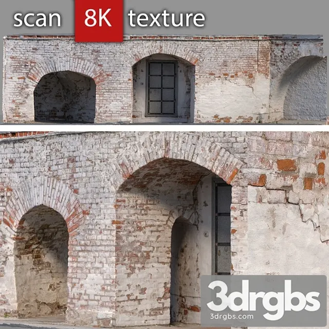 Wall With Arch 2 3D Model Free