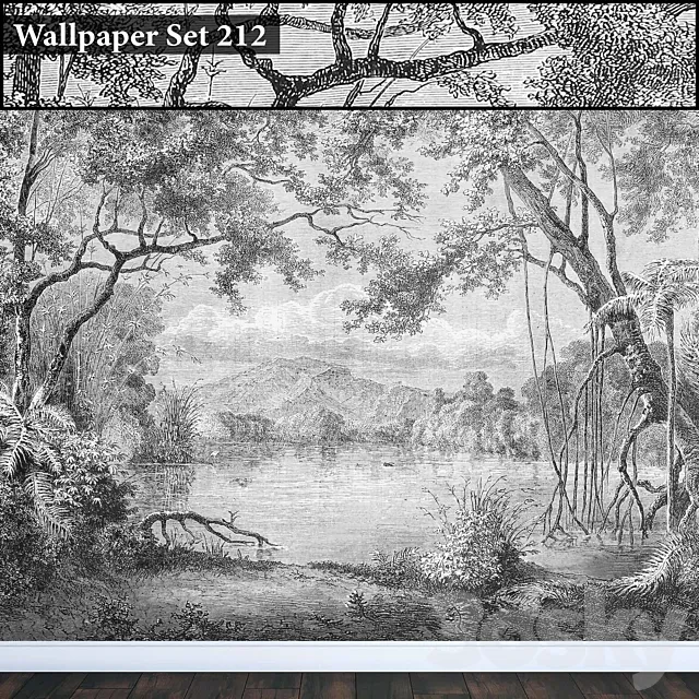 Wallpaper 212 3D Model