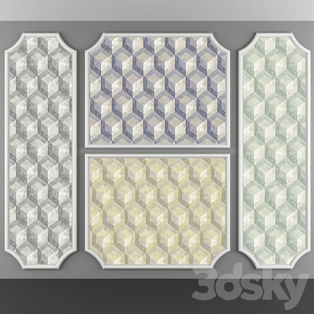 Wallpaper 59 (4 Colors) 3DModel