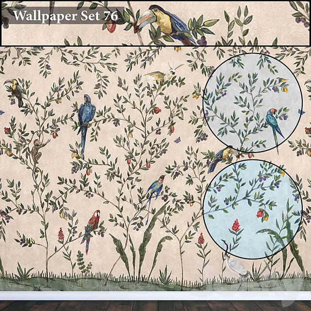 Wallpaper 76 3D Model