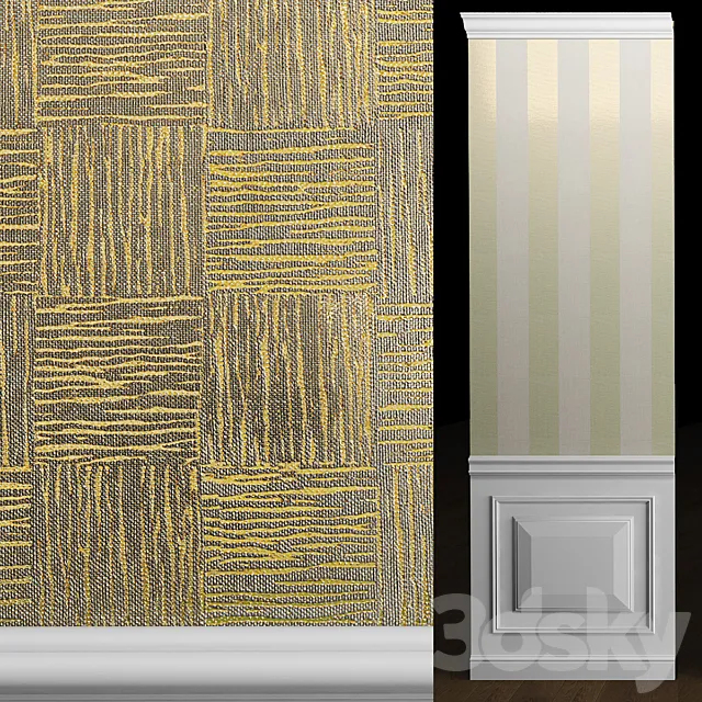 Wallpaper Antoinette couture 3D Model