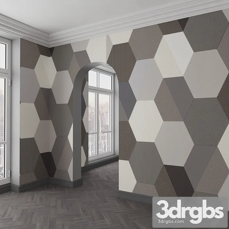 Wallpaper caselio 129 3D Model Free