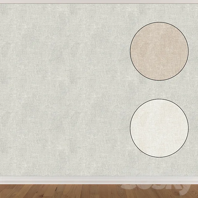 Wallpaper Set 1170 (3 colors) 3D Model