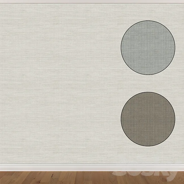 Wallpaper Set 1628 (3 colors) 3D Model