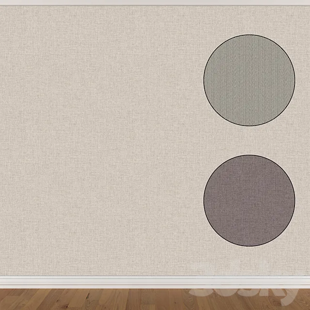 Wallpaper Set 462 (3 colors) 3D Model