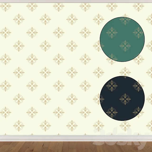 Wallpaper Set 497 (3 colors) 3D Model