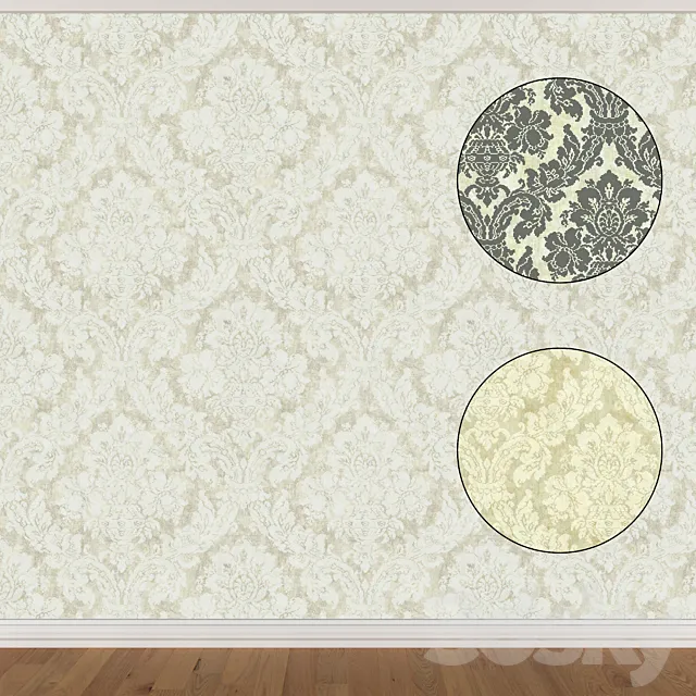 Wallpaper Set 989 (3 colors) 3D Model