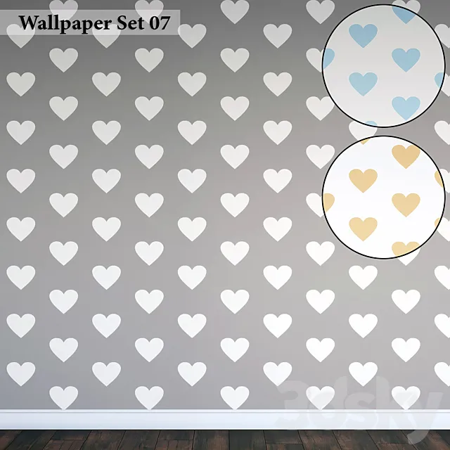 Wallpaper Seth 07 3D Model