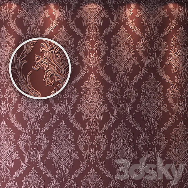 Wallpaper WALLCRUSTA 181 3D Model