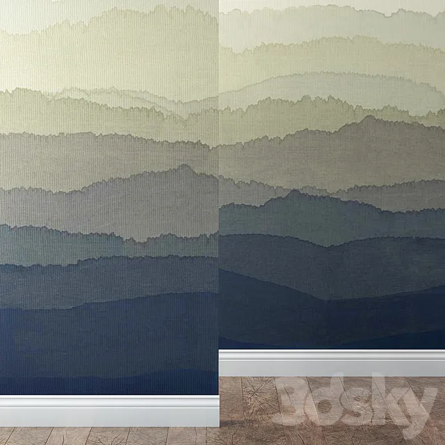 Wallpaper ZOFFANY collection WRAY 3D Model