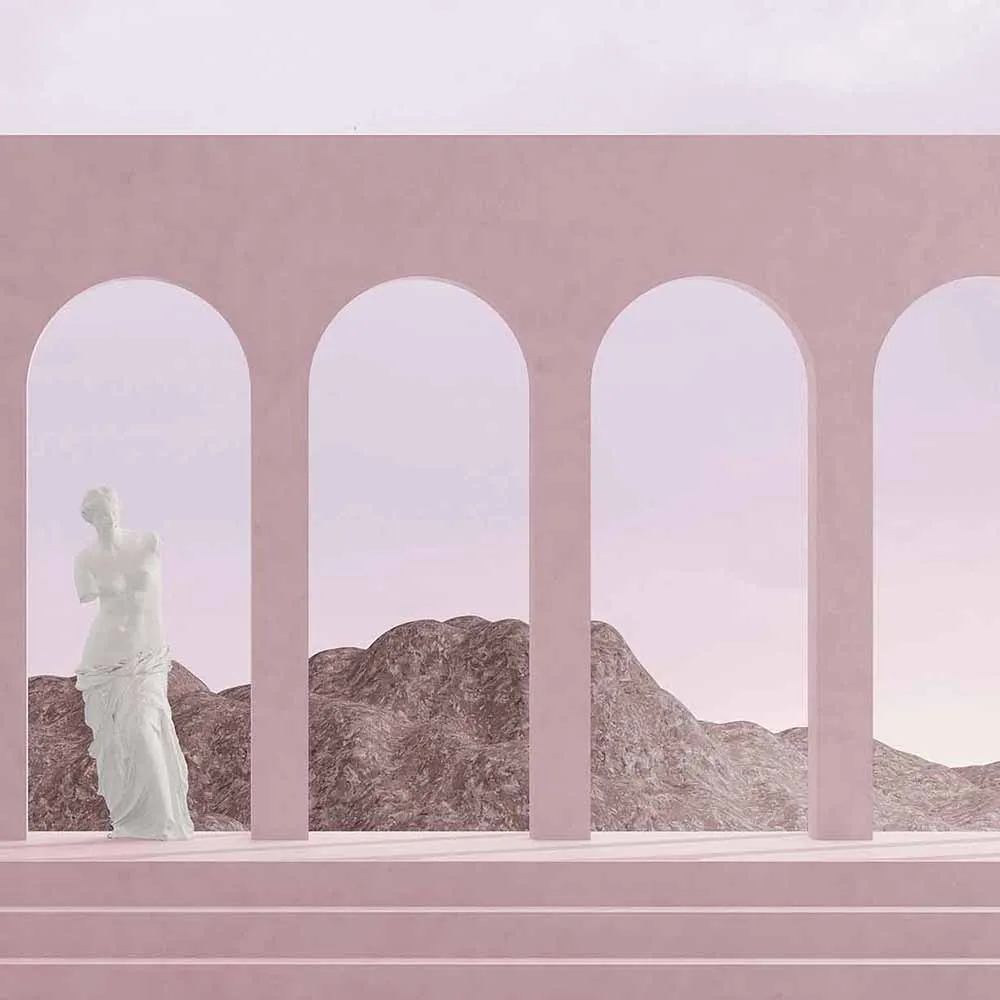 WallPepper - Wallpaper Architettura utopica 3D Model