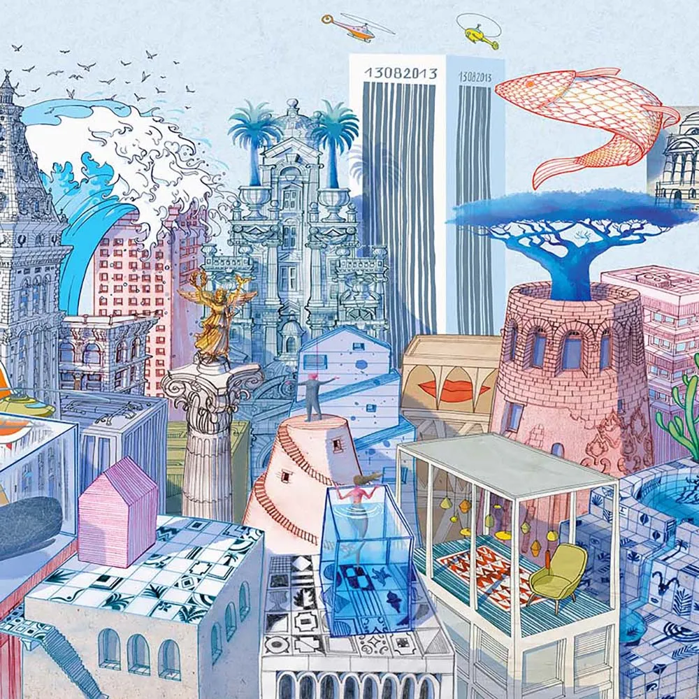 WallPepper - Wallpaper Citta invisibili 3D Model