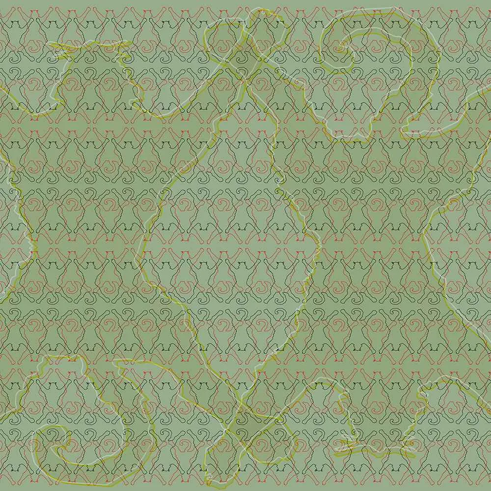 WallPepper - Wallpaper Flat tiger 3D Model