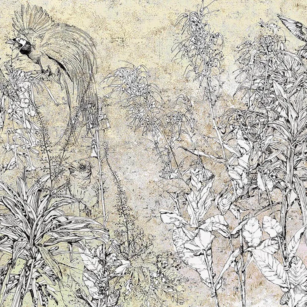 WallPepper - Wallpaper Ink garden 3D Model