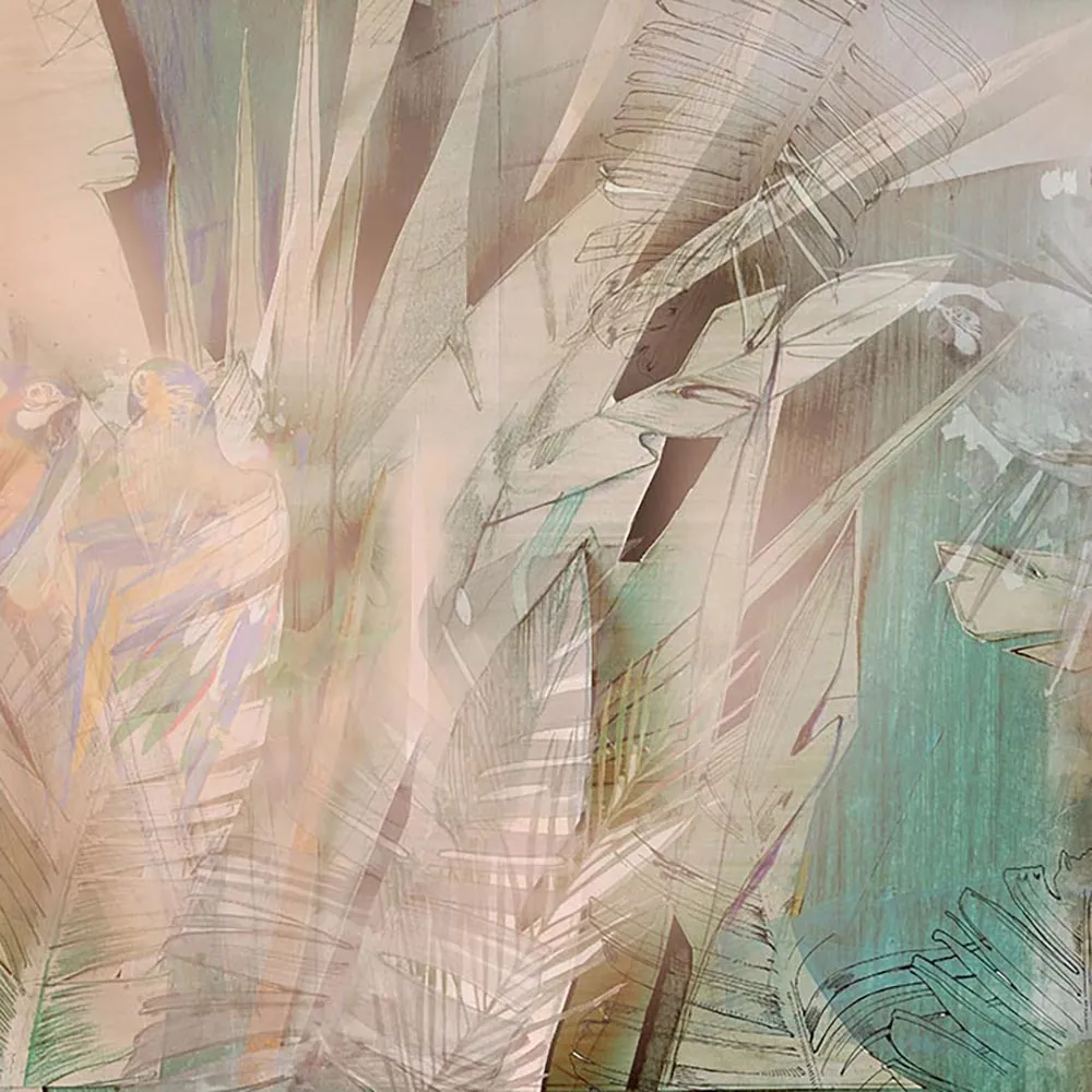 WallPepper - Wallpaper Modern Jungle 3D Model