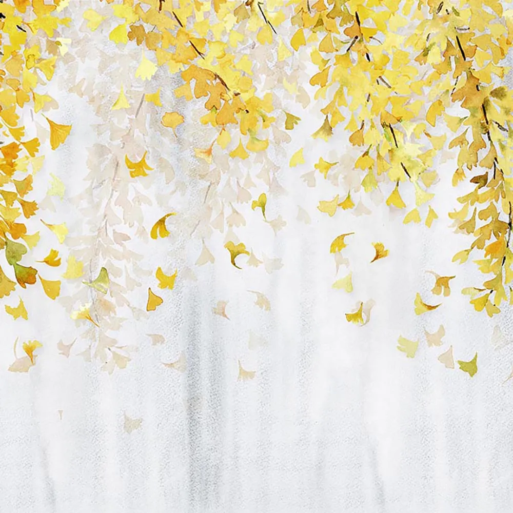 WallPepper - Wallpaper Yellow Ginkgo 3D Model