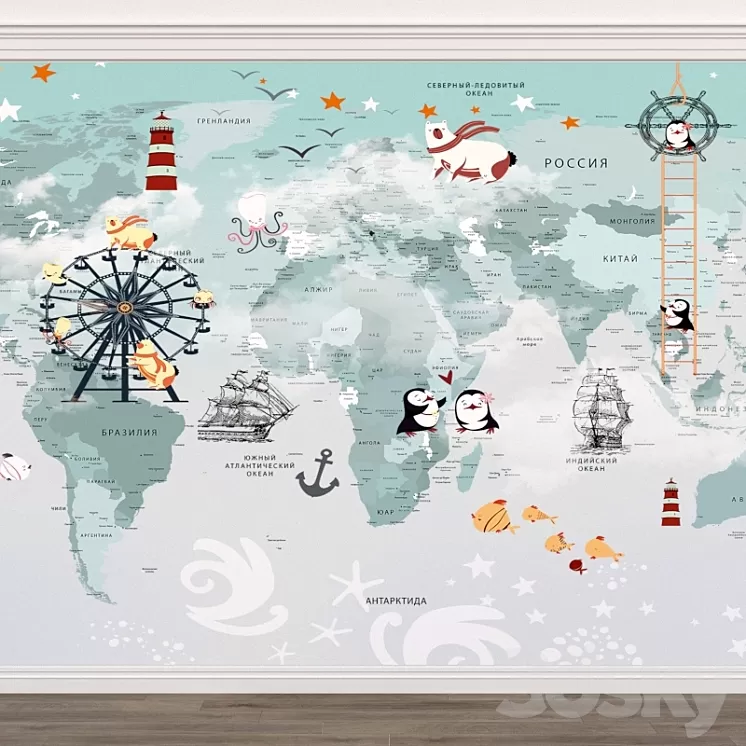 WALLSTREET / wallpapers / Funny Tour 11 3D Model