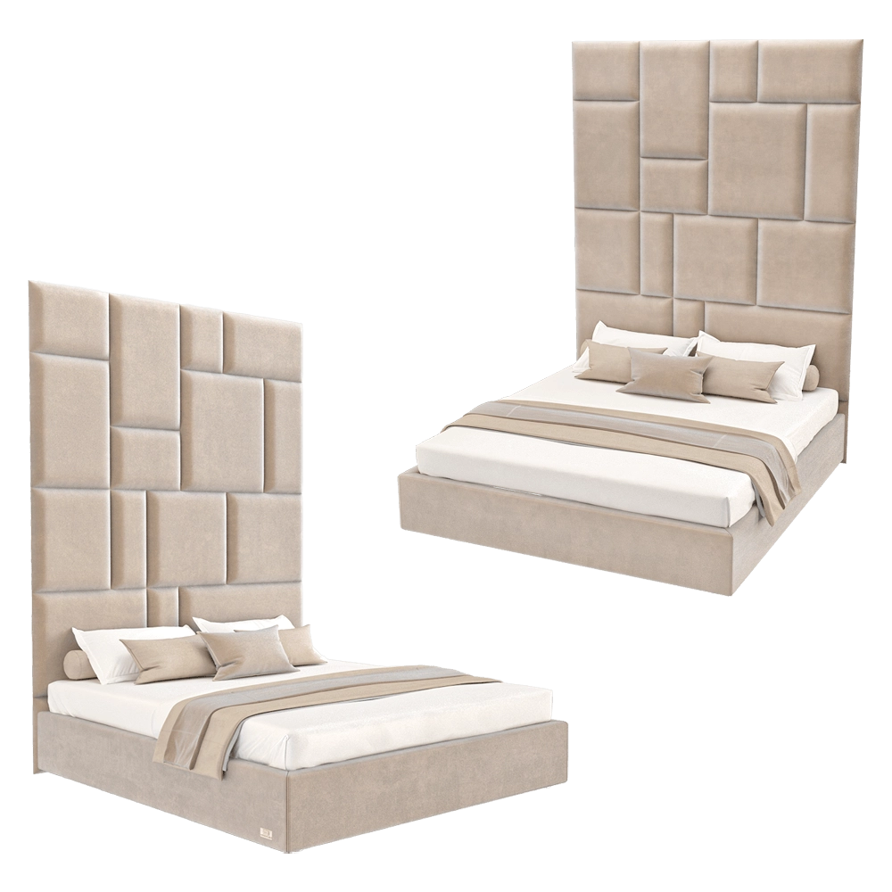 Wall&Wall - Soft bed Alroco 3D Model