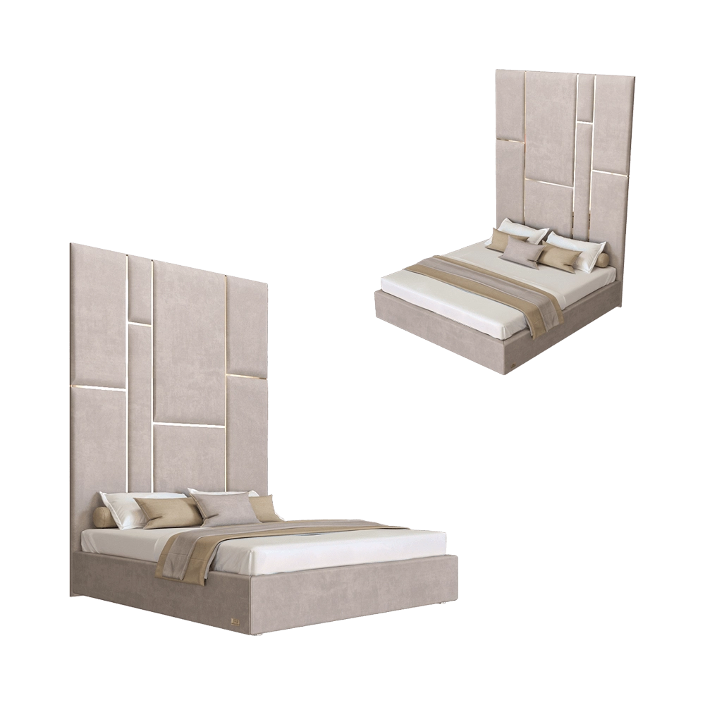 Wall&Wall - Soft bed Athebalt 3D Model