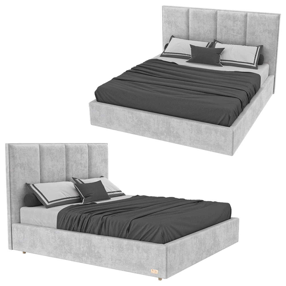 Wall&Wall - Soft bed Bamboo 3D Model