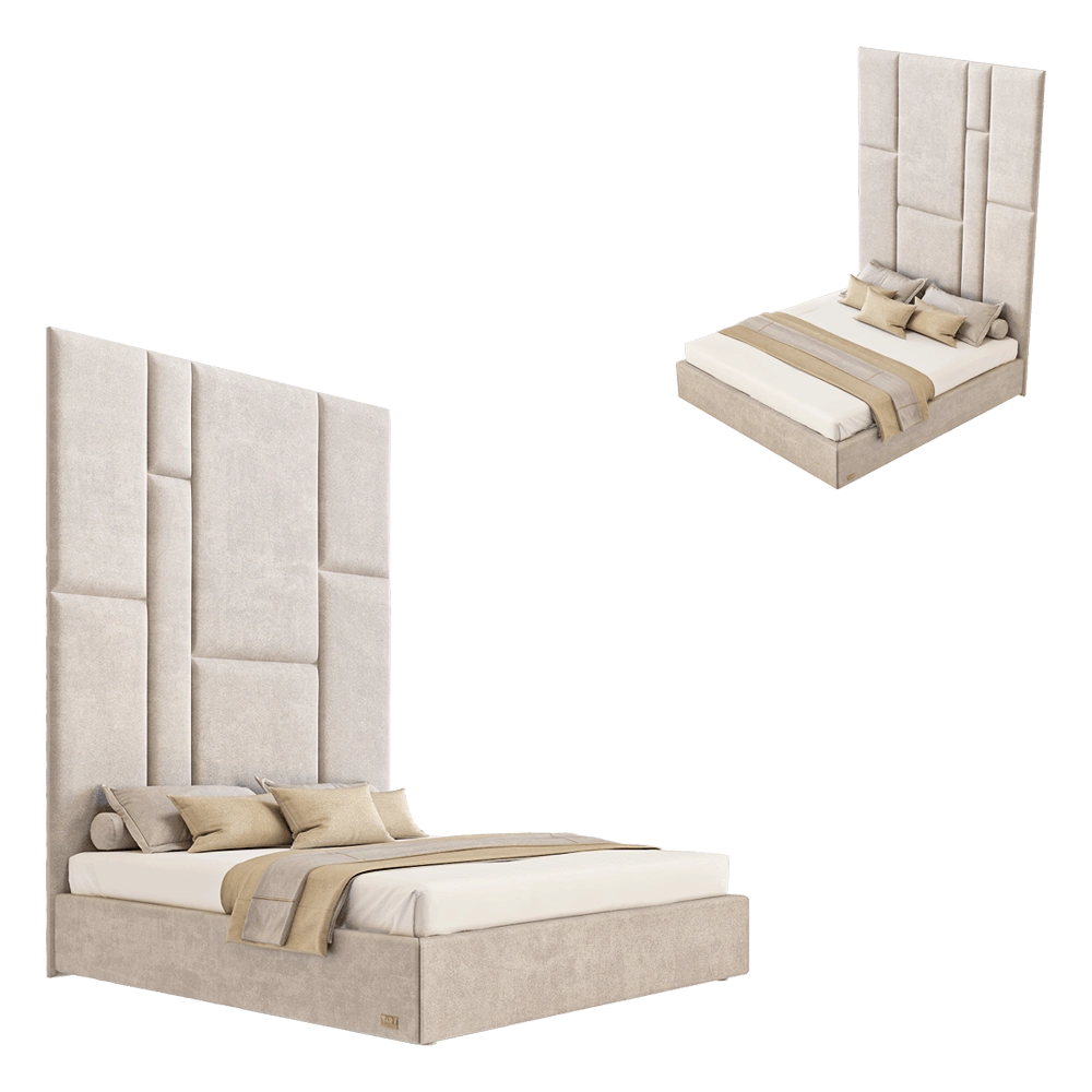 Wall&Wall - Soft bed Beatris 3D Model