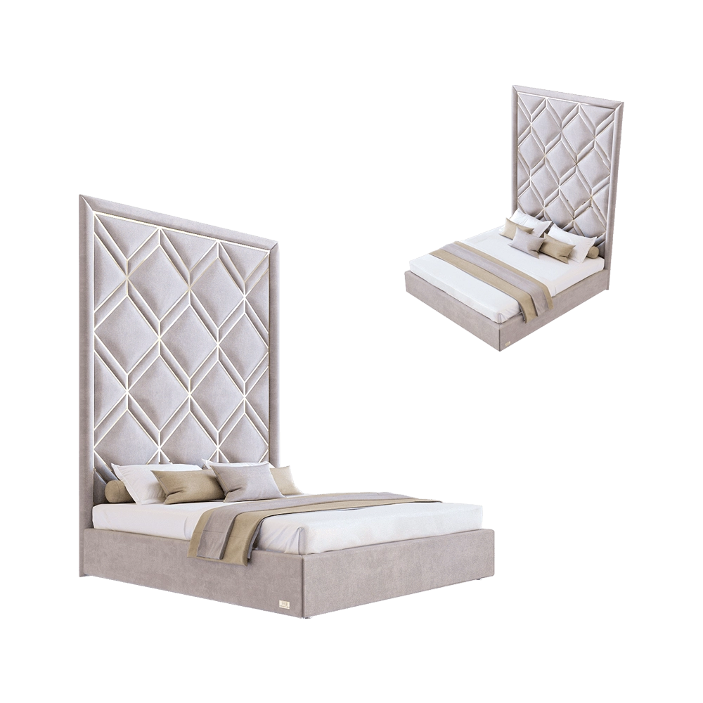 Wall&Wall - Soft bed Blosom 3D Model