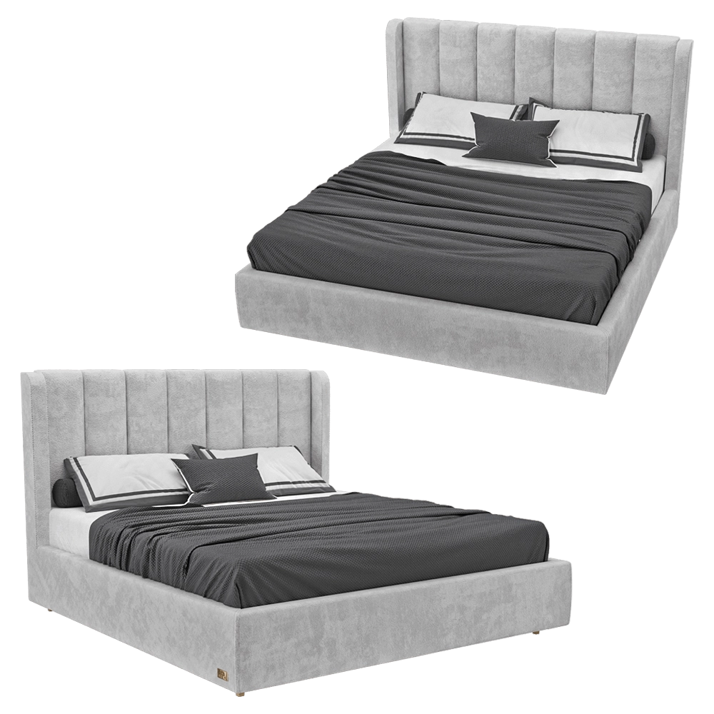 Wall&Wall - Soft bed Bonita 3D Model