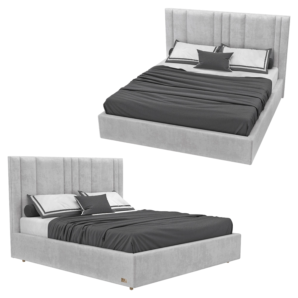 Wall&Wall - Soft bed Bonobo 3D Model