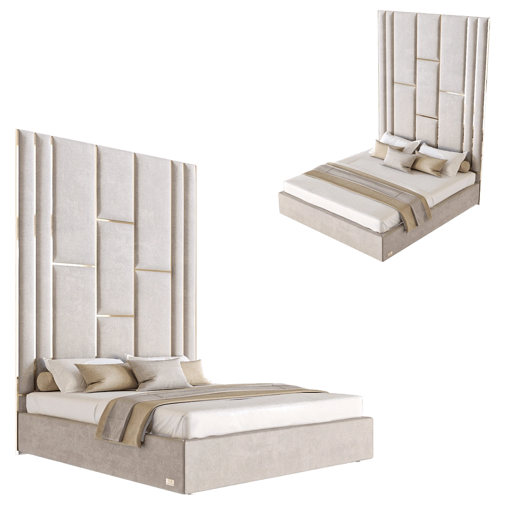 Wall&Wall - Soft bed Breeza 3D Model