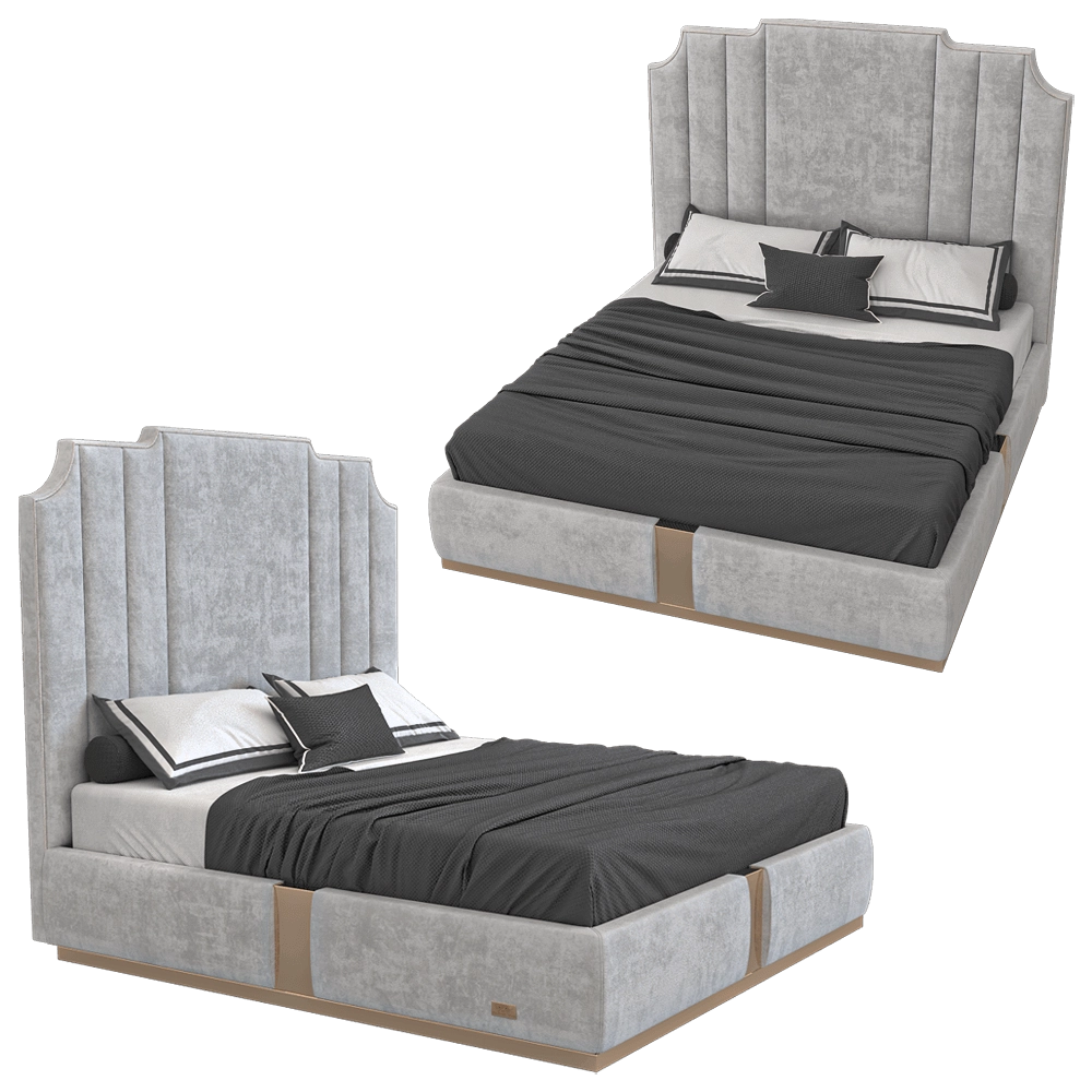 Wall&Wall - Soft bed Ce Fiesta 3D Model