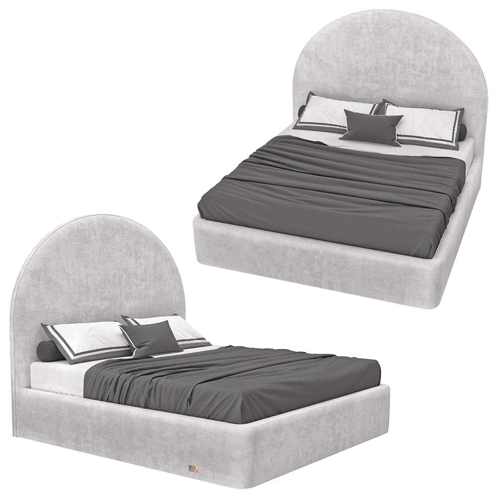 Wall&Wall - Soft bed Chato De Ville 3D Model