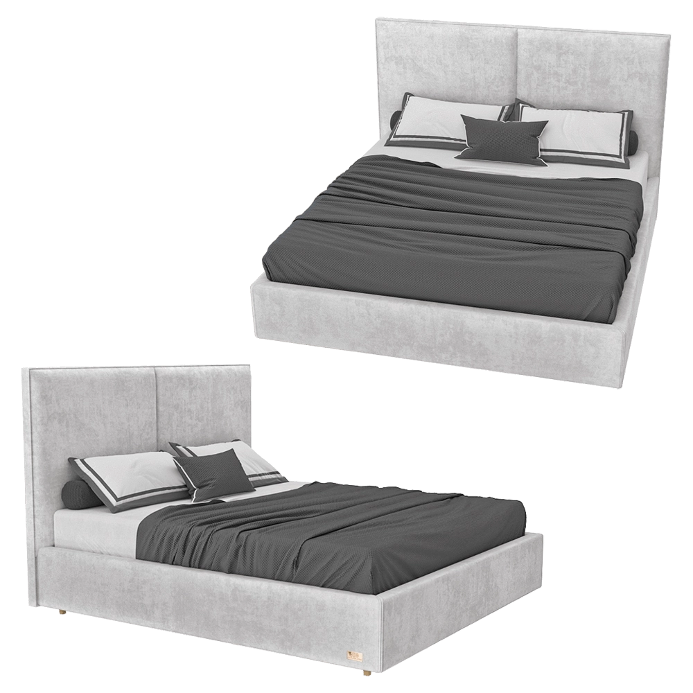Wall&Wall - Soft bed Cruele 3D Model
