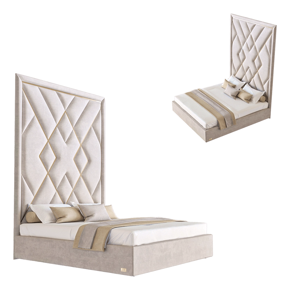 Wall&Wall - Soft bed Ele deco 3D Model