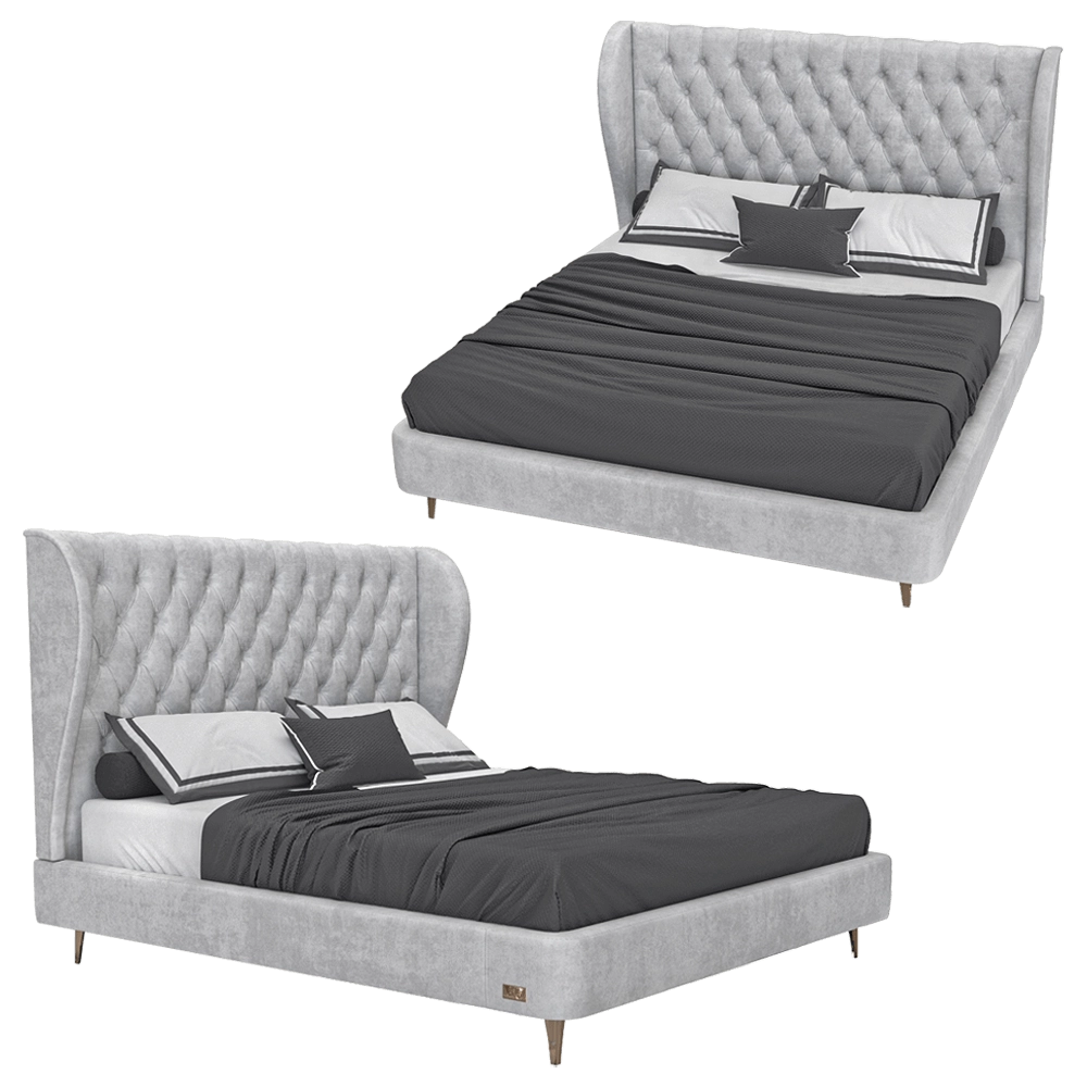 Wall&Wall - Soft bed Ilinoys 3D Model