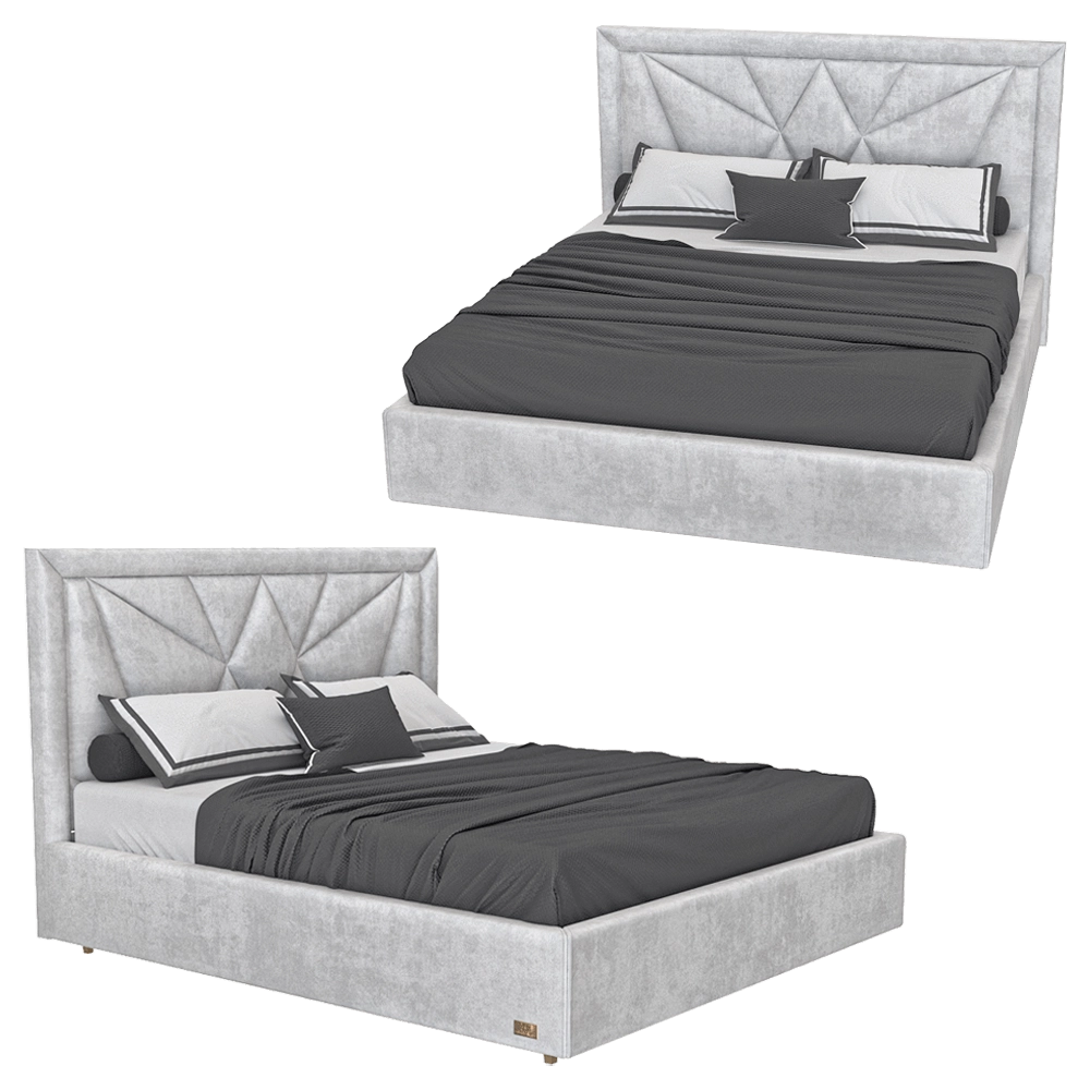 Wall&Wall - Soft bed Jasper 3D Model