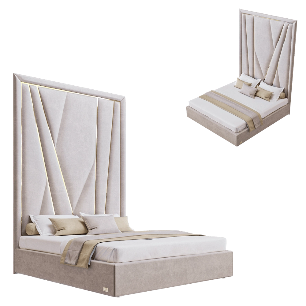 Wall&Wall - Soft bed Le Visage 3D Model