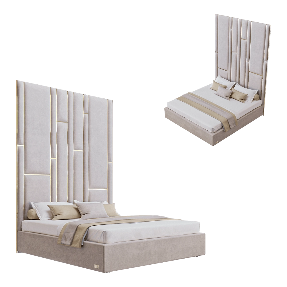 Wall&Wall - Soft bed Lemano 3D Model