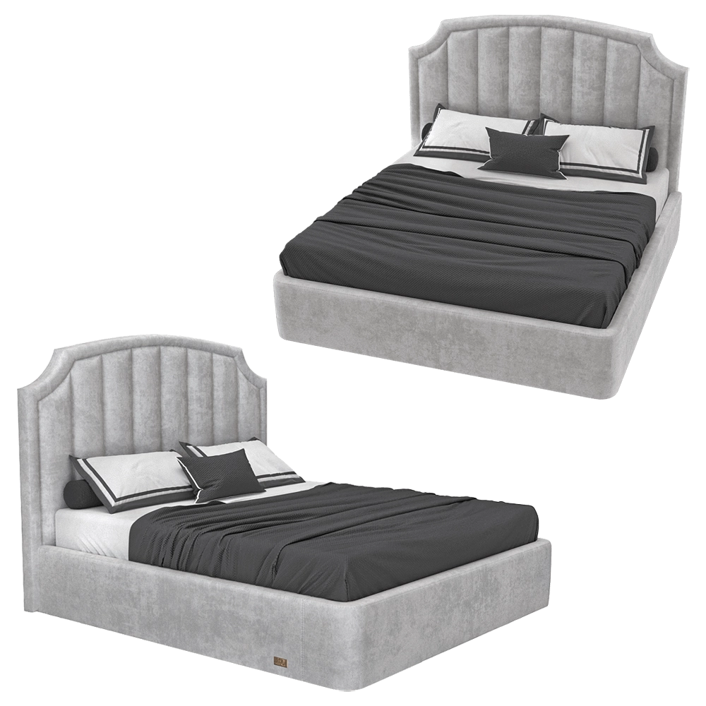 Wall&Wall - Soft bed Majestic 3D Model