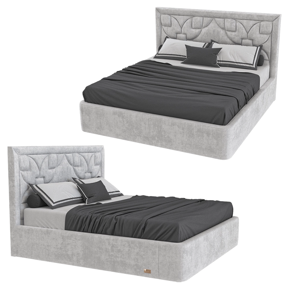 Wall&Wall - Soft bed Pastelle 3D Model