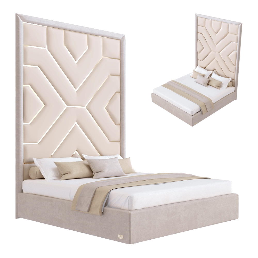 Wall&Wall - Soft bed Primus 3D Model