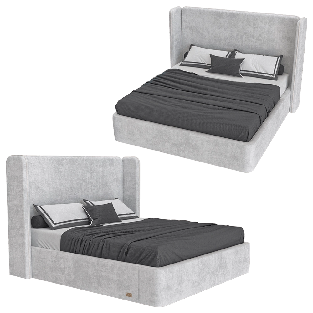 Wall&Wall - Soft bed Replicato 3D Model