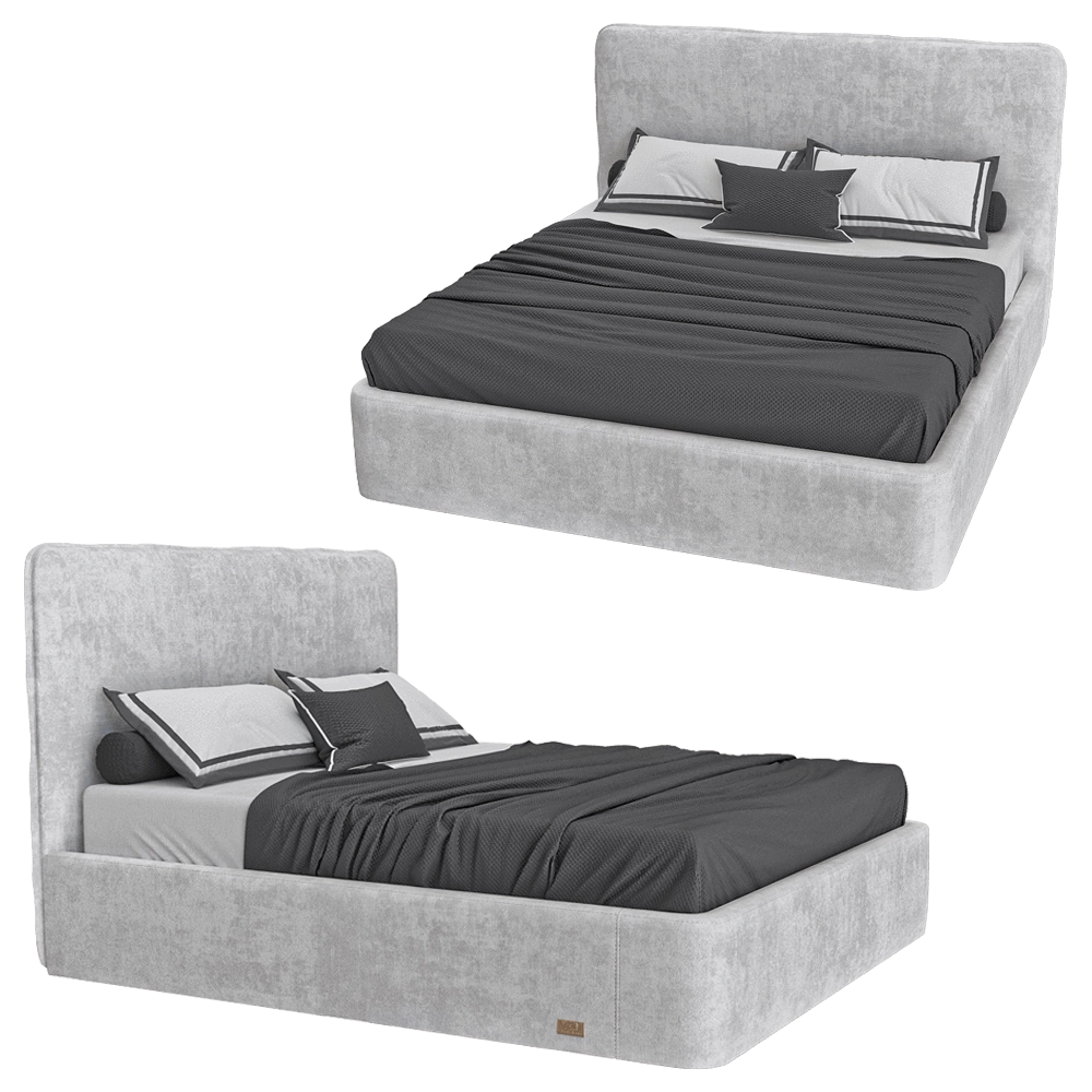 Wall&Wall - Soft bed Semper 3D Model