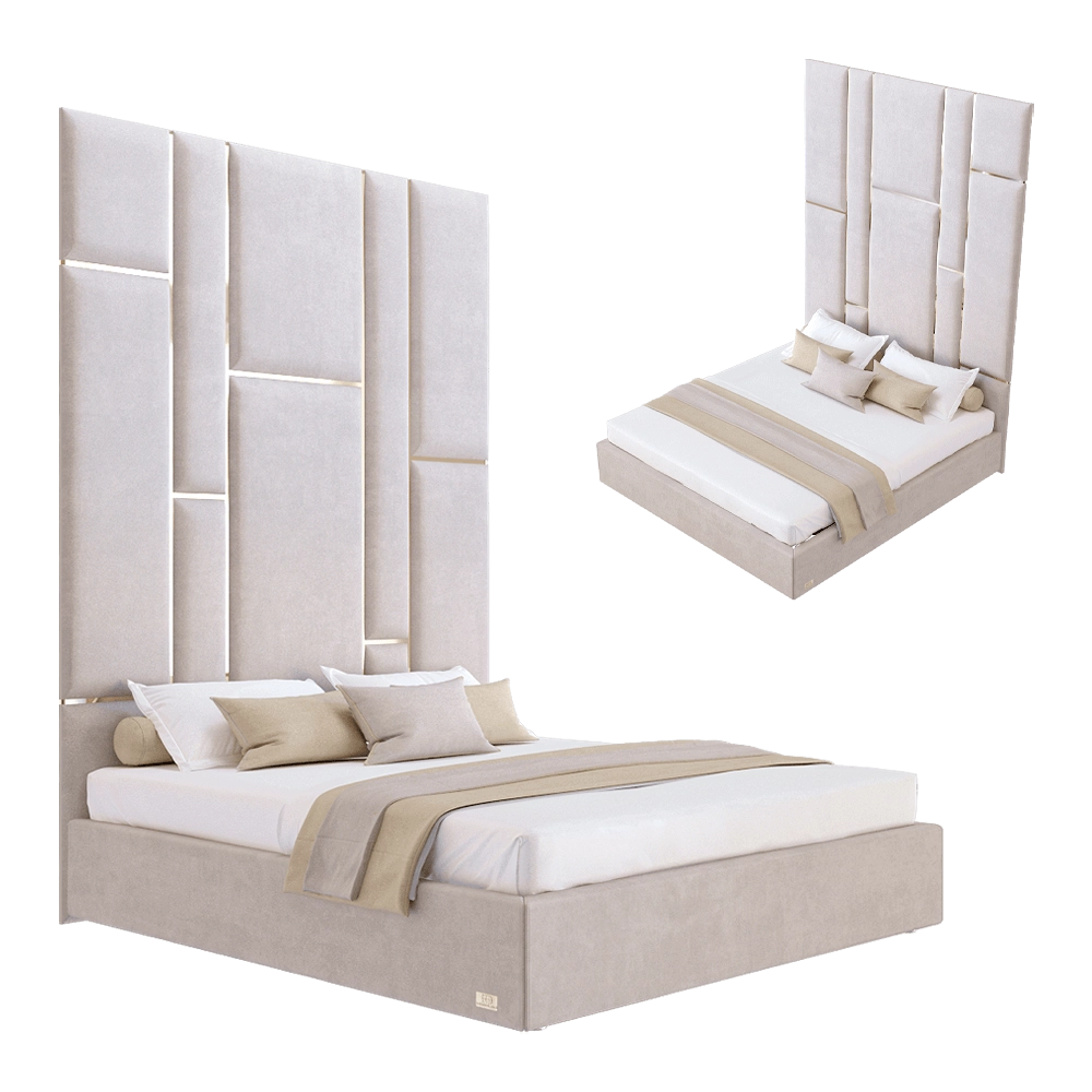 Wall&Wall - Soft bed Spring Rain 3D Model