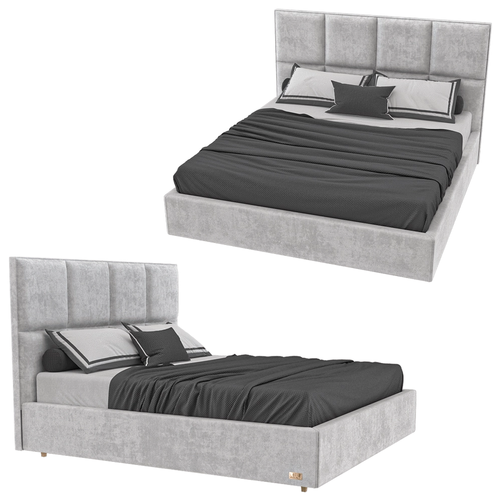 Wall&Wall - Soft bed Stilness 3D Model