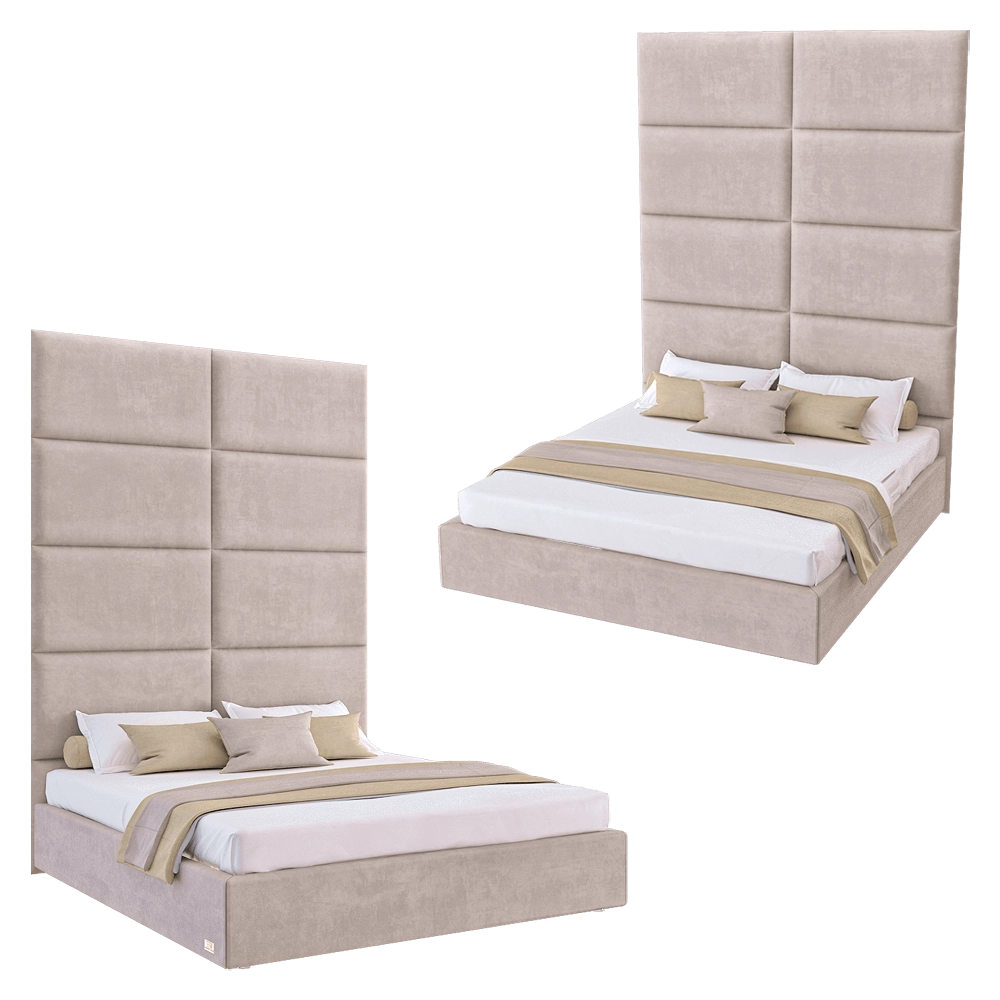 Wall&Wall - Soft bed Wave 3D Model