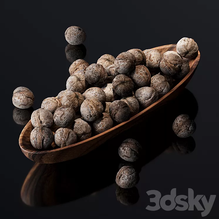 Walnut v2 3D Model
