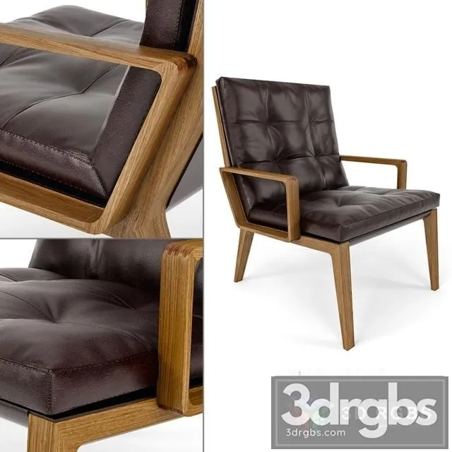 Walter Knoll Andoo Lounge Chair 3D Model Free