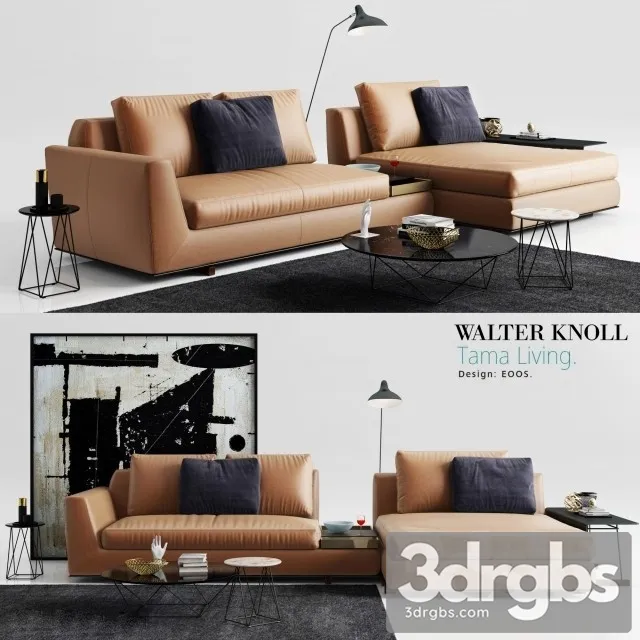 Walter Knoll Tama Living Sofa 3D Model Free