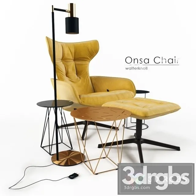 Walterknoll Onsa Armchair 3D Model Free