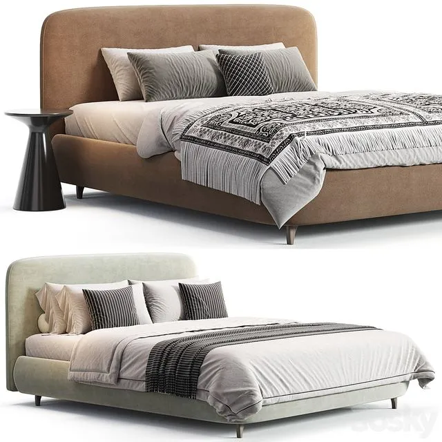 Wanda Bed by Manzzeli 3D Model